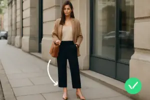 Come faccio a indossare i pantaloni cropped? Dettagli facili per evitare l’effetto spezzato