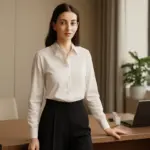 Pantaloni a palazzo e camicia: il segreto per outfit eleganti e adatti anche in ufficio
