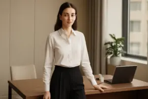 Pantaloni a palazzo e camicia: il segreto per outfit eleganti e adatti anche in ufficio