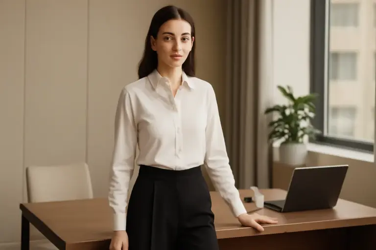 Pantaloni a palazzo e camicia: il segreto per outfit eleganti e adatti anche in ufficio