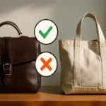 Borsa in pelle o tela: pro e contro per un accessorio funzionale ed elegante