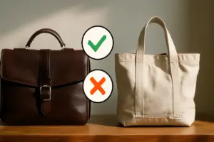 Borsa in pelle o tela: pro e contro per un accessorio funzionale ed elegante