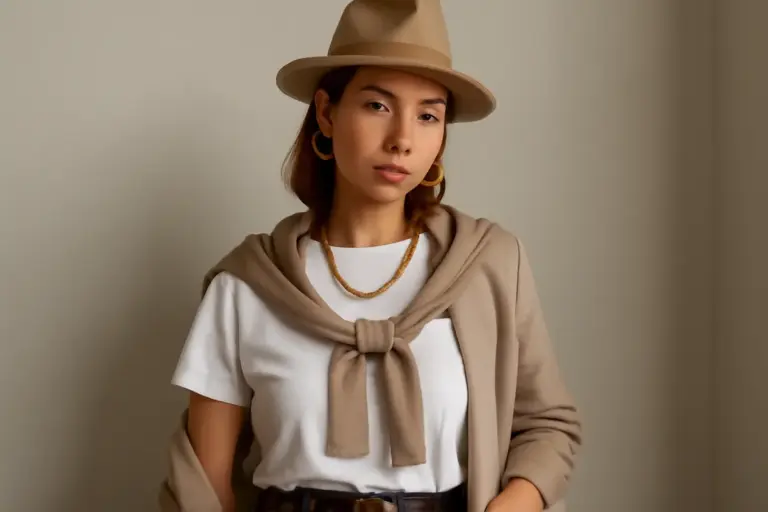 T-shirt basic: come renderla protagonista del look con accessori e layering smart