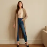 Come indossare il cardigan lungo senza perdere slancio? Le linee guida che risolvono ogni dubbio