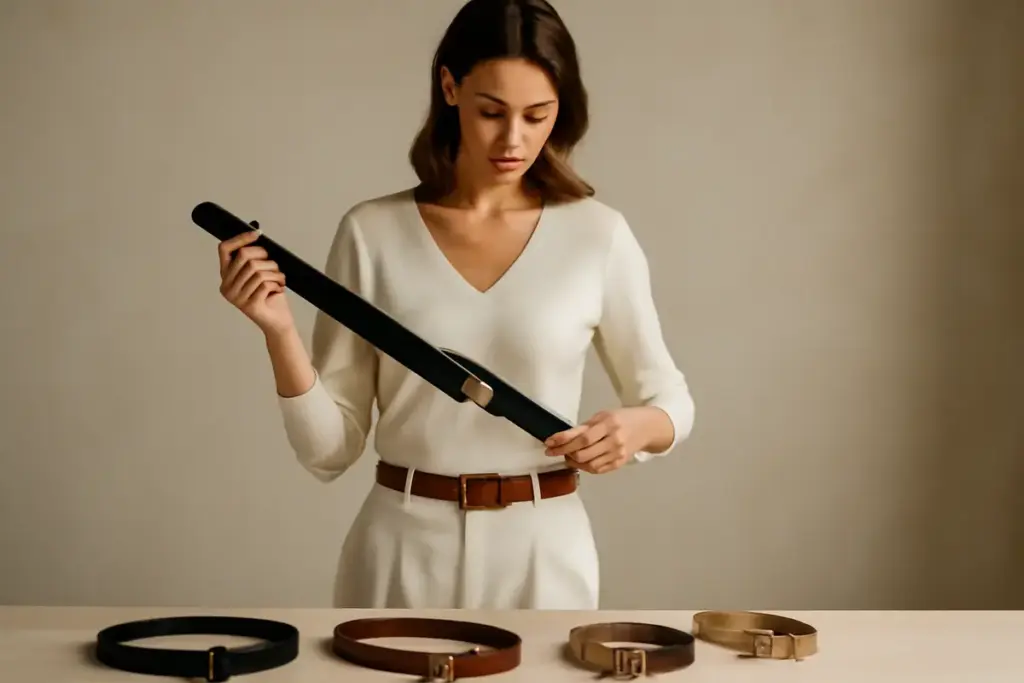 Come scegliere una cintura? suggerimenti per valorizzare la figura con classe