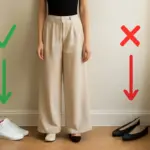 Quali scarpe abbino ai pantaloni larghi? Errori di look facili da evitare